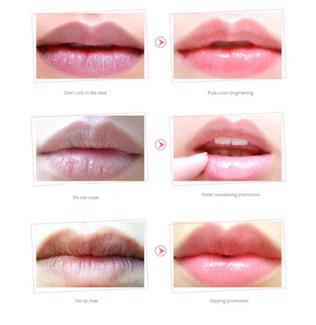 cream pink lip care gel mask balm jar lip gloss organic hydrating lip sleeping mask