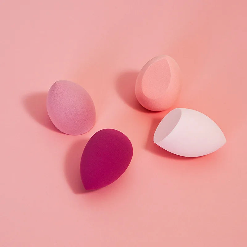 professional 4pcs foundation make up sponges set makeup eggs set beauty eggs cosmetic blend makeup sponge