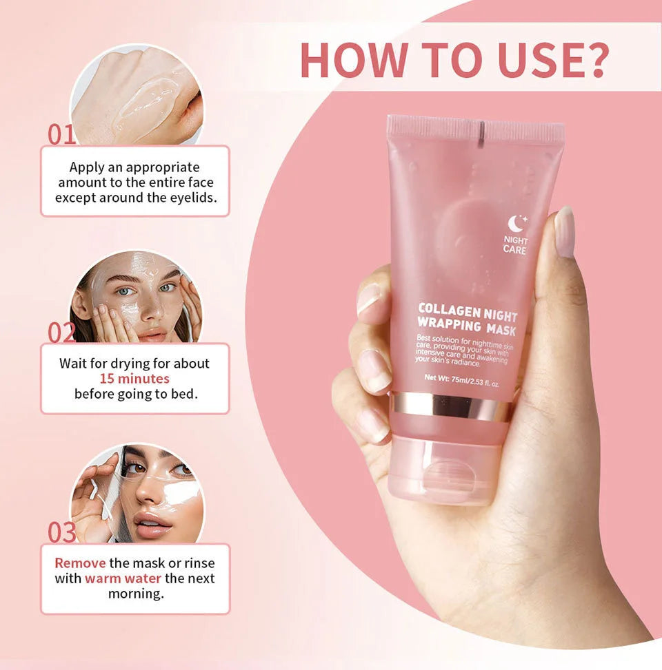 Peel-off collagen facial mask