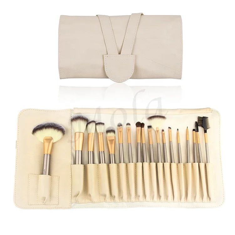 eyeliner eye shadow brow lip brush 18 pcs makeup brushes kit beauty tools high quality cosmetic brush set