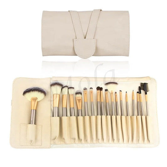 eyeliner eye shadow brow lip brush 18 pcs makeup brushes kit beauty tools high quality cosmetic brush set