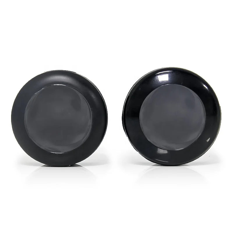 black empty cosmetic container single pan 26 mm hole round makeup eyeshadow palette packaging case