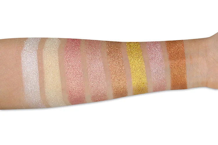 high pigment loose powder shimmer pigment highlighter makeup long lasting glitter loose powder
