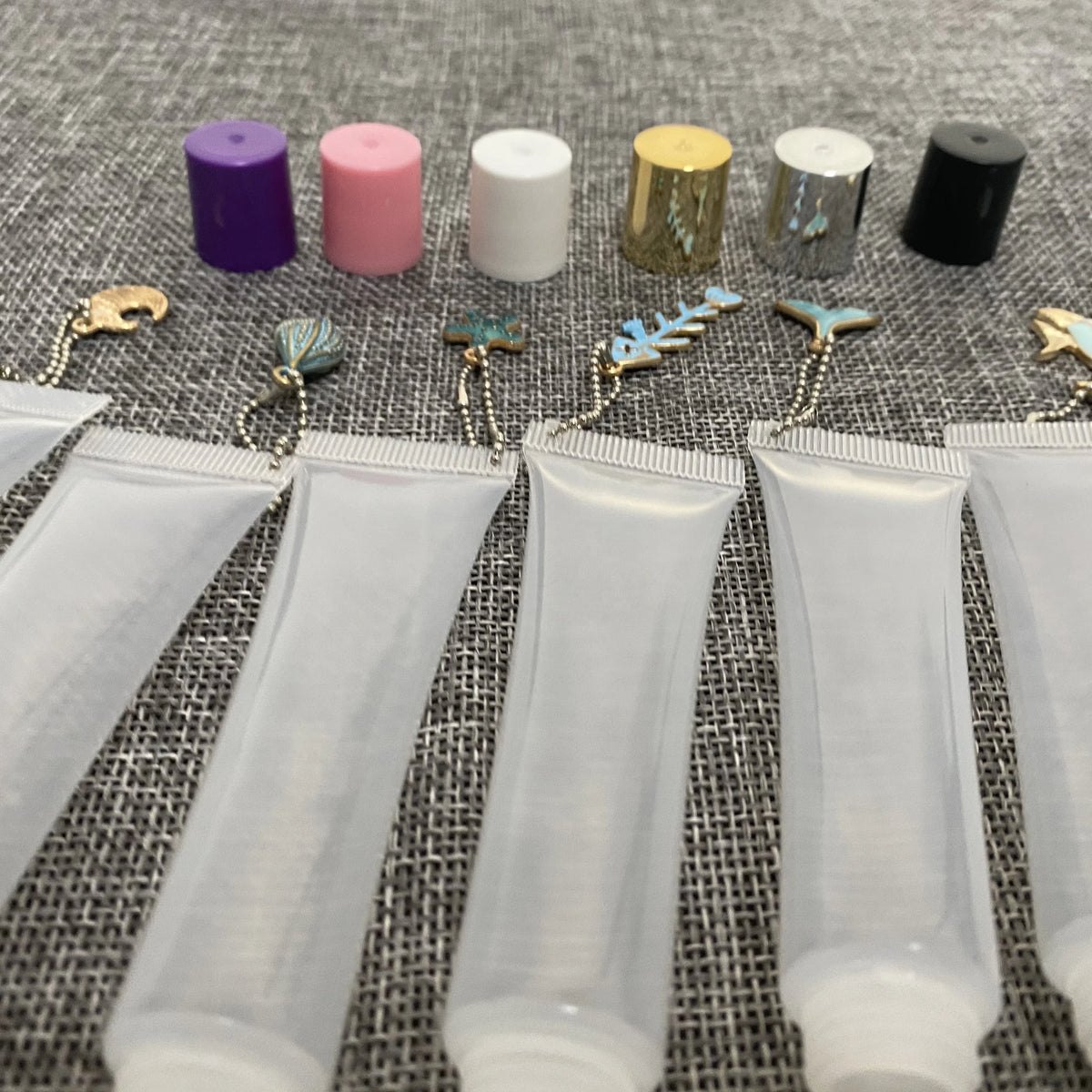empty lipgloss squeeze tube lipgloss tube lipgloss bottle with keychains