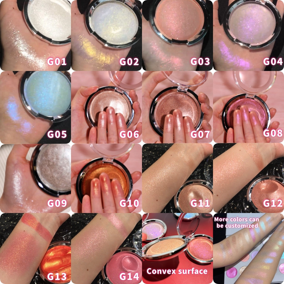 cream jelly glow highlighter makeup smooth texture long lasting high pigment shimmer cream highlighter
