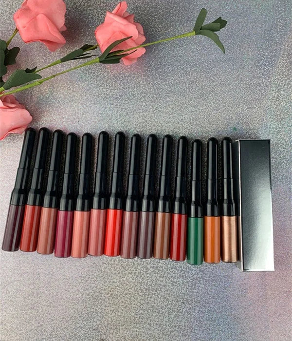 double head lipstick pencil 2 in 1 lip liner and lipstick cosmetics matte lipstick pencil
