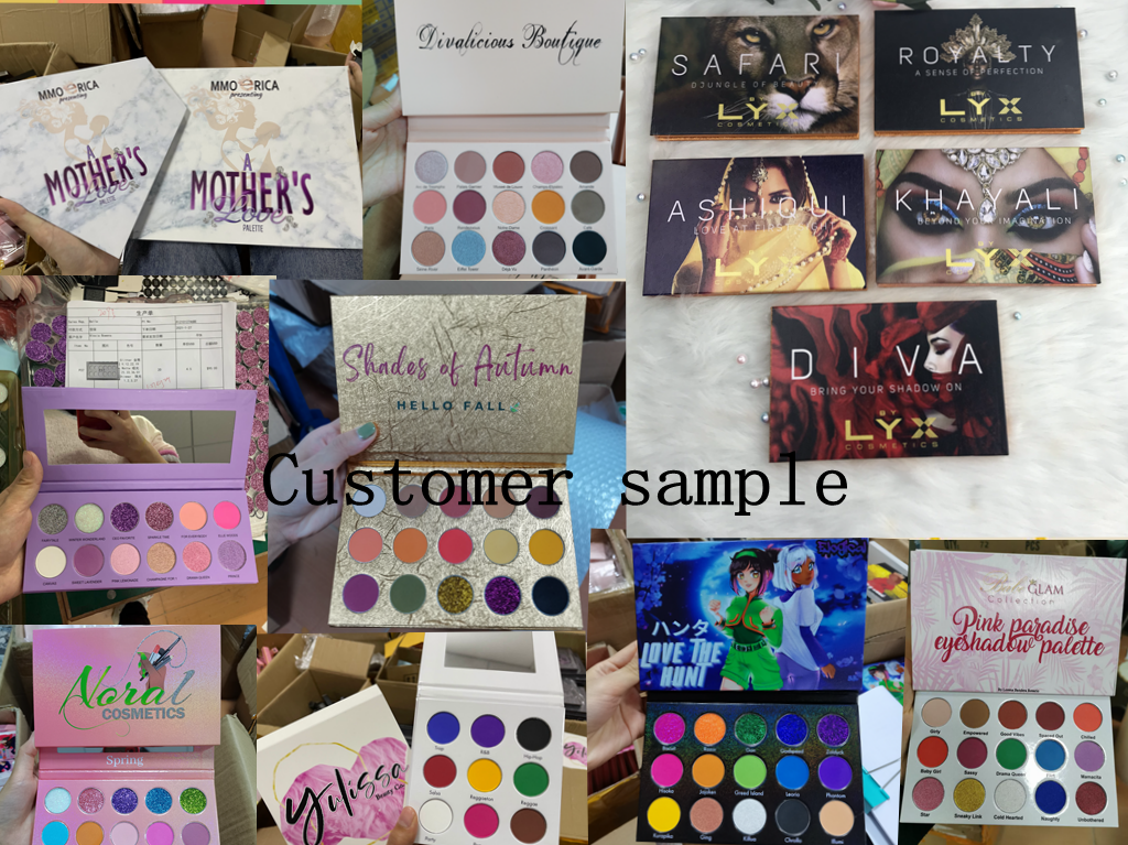 25 colors mineral eyeshadow palette