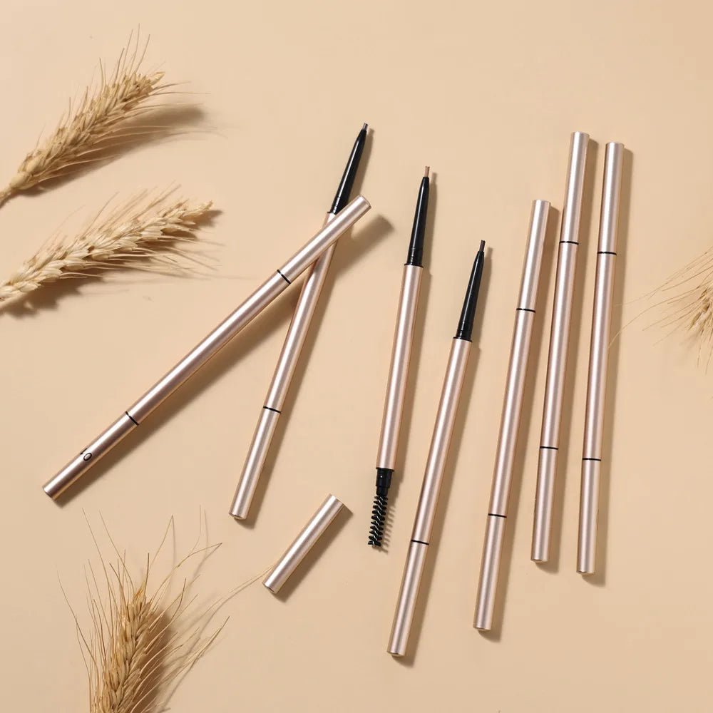 high pigment waterproof rose gold brow pencil long lasting eyebrow pencil