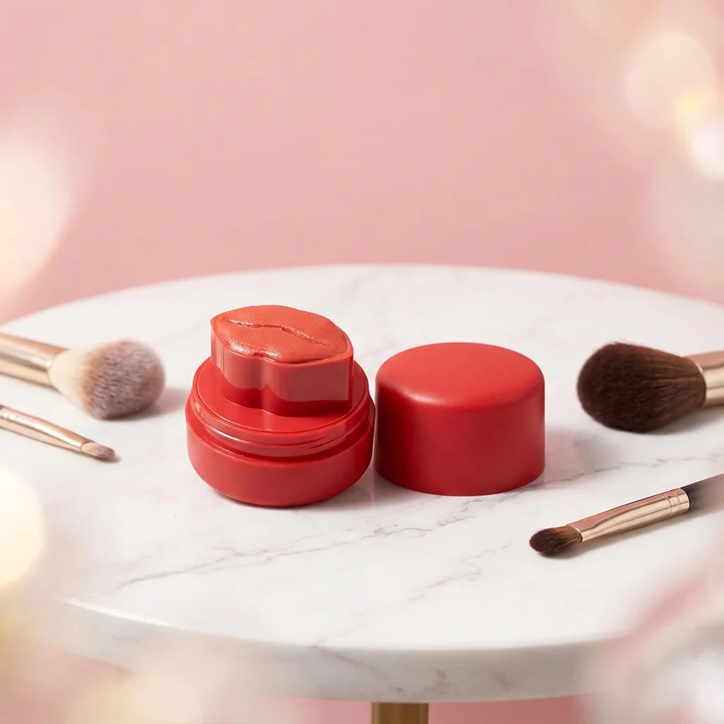 8 colors natural high pigmented smooth moisturizing waterproof glitter dual use lipstick for lip fashion