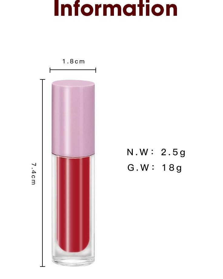 tinted lipgloss silky lip glaze vegan glossy liquid waterproof lip tint