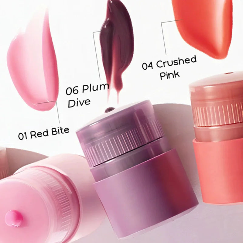 6 colors twist up hydrating lip essence balm moisturizing lipstick