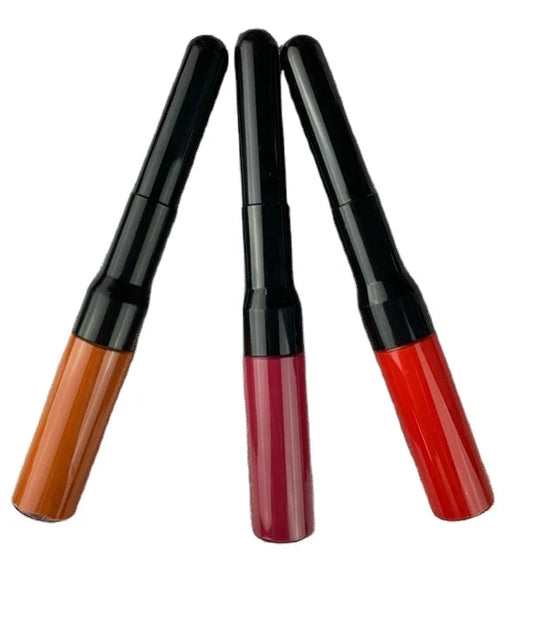 double head lipstick pencil 2 in 1 lip liner and lipstick cosmetics matte lipstick pencil