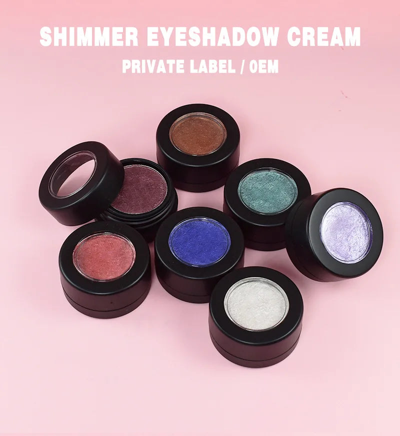 15-color metallic shimmer vegan eyeshadow palette
