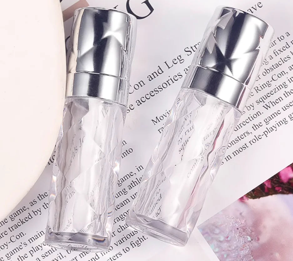 big brush tinted changing lip oil moisturizing flavouring fruit clear vegan pink lipgloss lip gloss