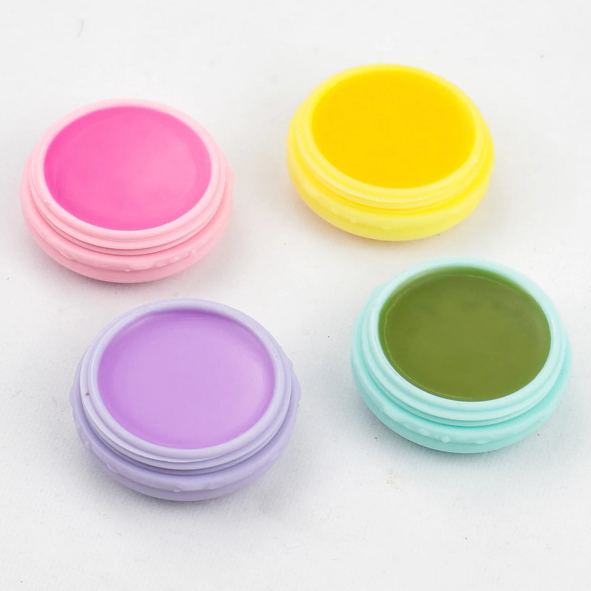 moisturizing round lip balm ball tinted pink lips balm lip balm in jar
