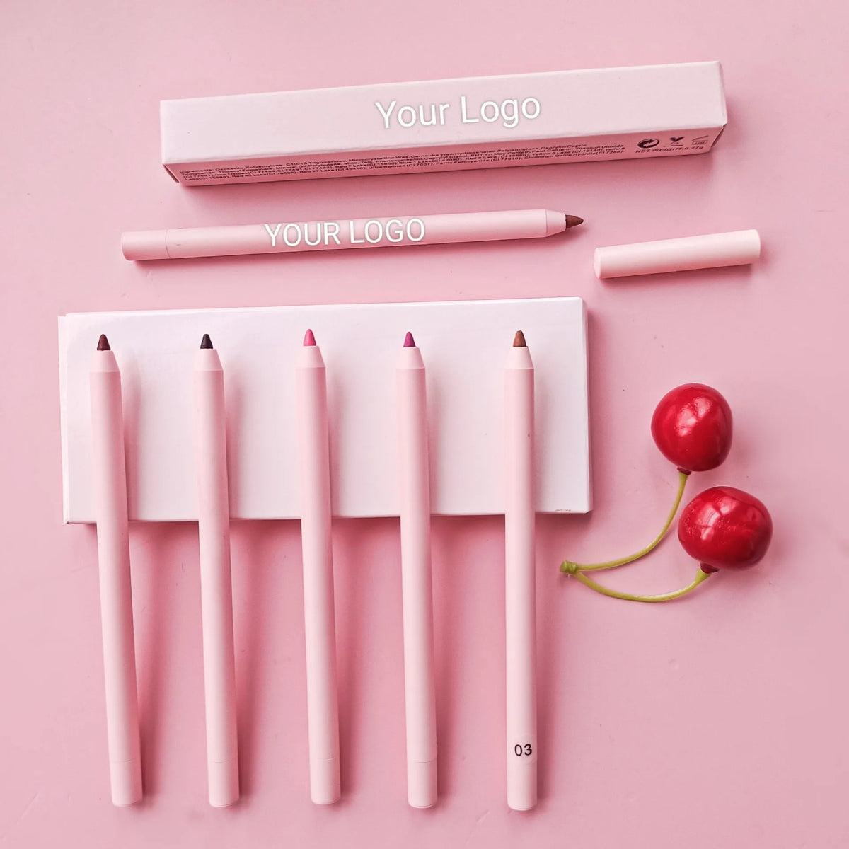 Mineral lip liner pencil