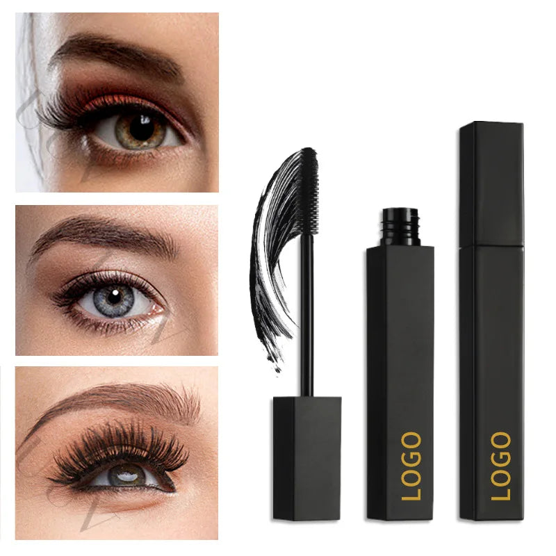 square black waterproof long lasting maquillage makeup organic vegan eyelash mascara