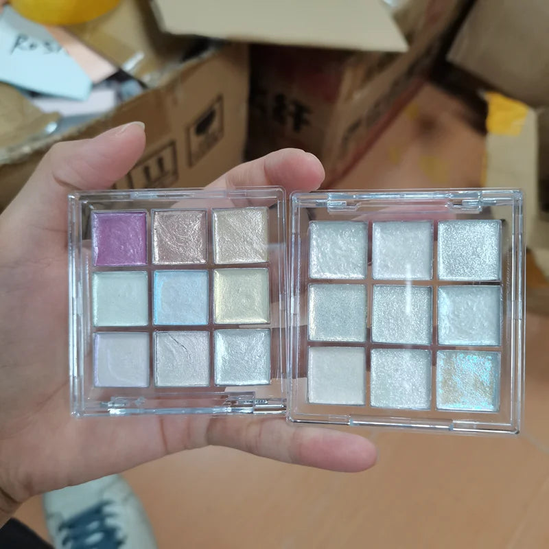 9-color chameleon multichrome eyeshadow palette