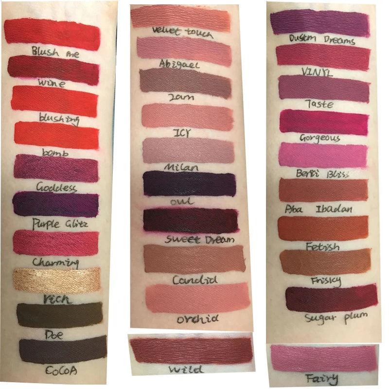 glitter lipstick liquid makeup waterproof lip gloss clear long lasting lipgloss pick colors tube
