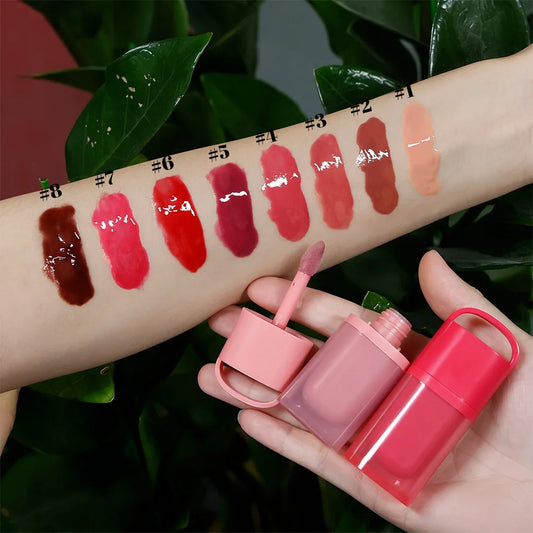 vegan cruelty free glossy mirror lipgloss non-sticky moisturizing hydrating lips lip gloss