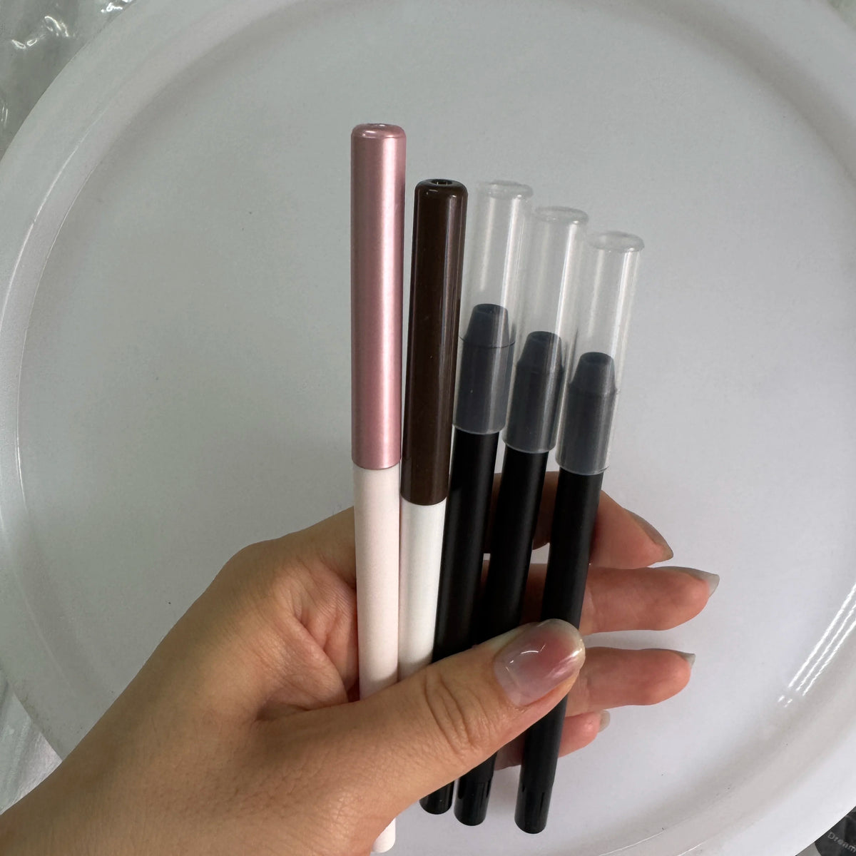 abs material empty retractable lipstick lip liner pencil pen packaging &amp; lip liner tubes