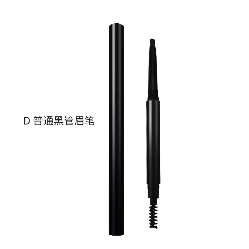 9 colors cruelty free vegan organic waterproof eyebrow pencil with brush
