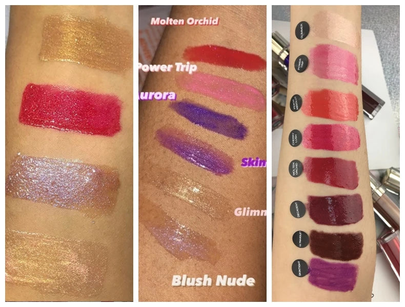glitter waterproof set stick tint lipgloss liquid matte lip gloss lipstick