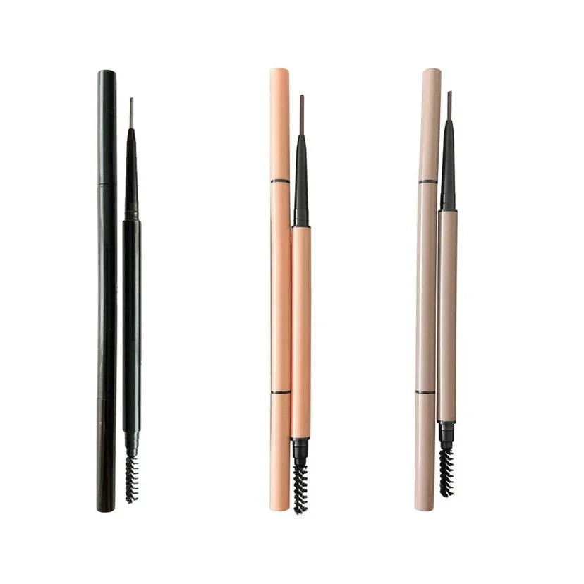 double headed eyebrow pencil definer shaping natural vegan pen set waterproof macaron eyebrow pencil