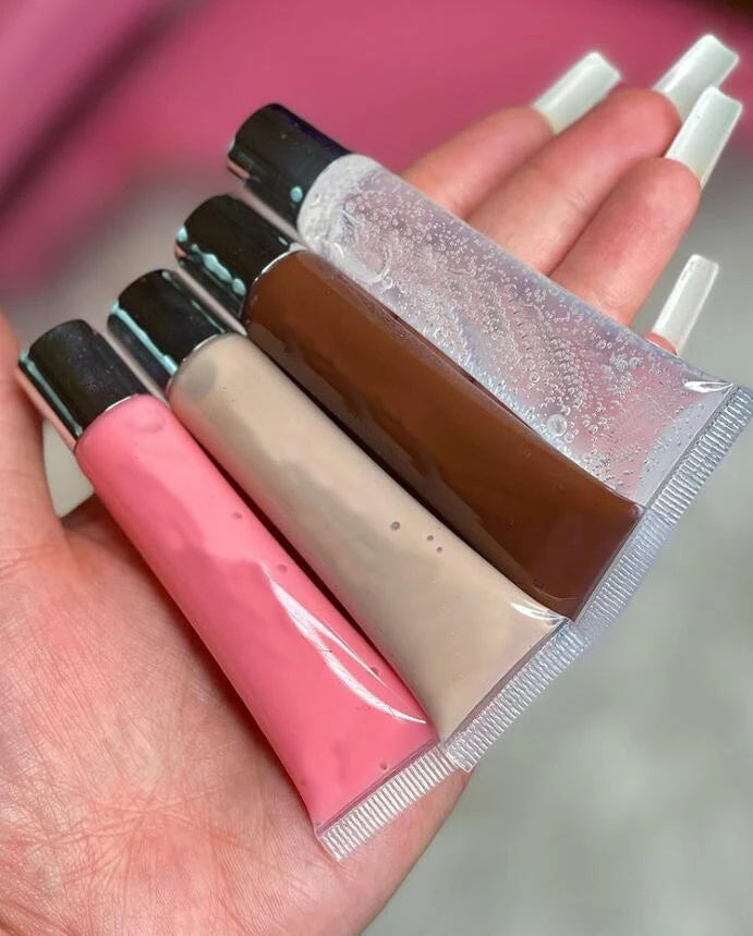 makeup your own lip gloss 10ml diy empty soft tube lipgloss squeeze tubes with brush