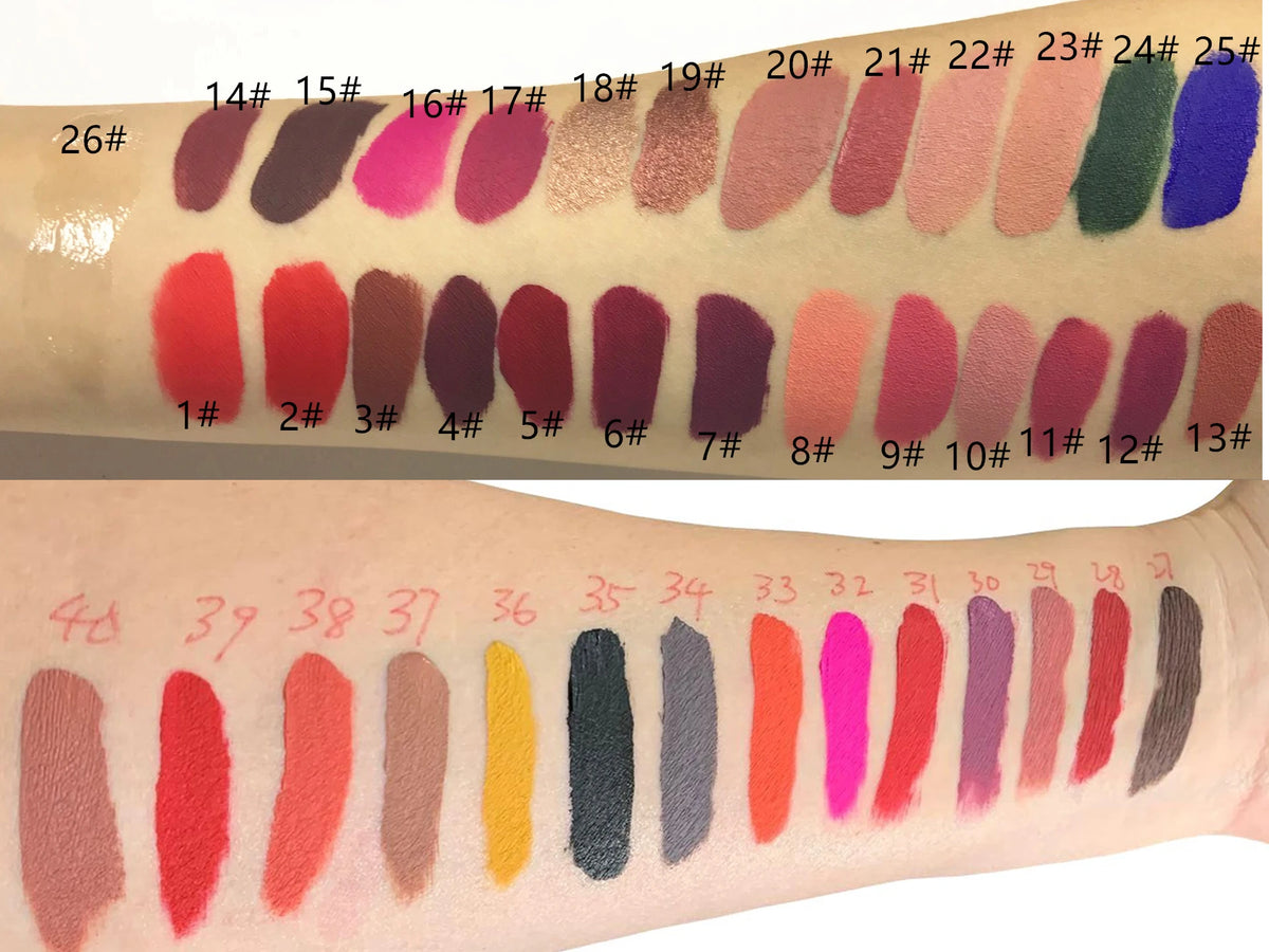 matte lip gloss high pigment long lasting waterproof matte liquid lipstick non-stick liquid matte lipstick