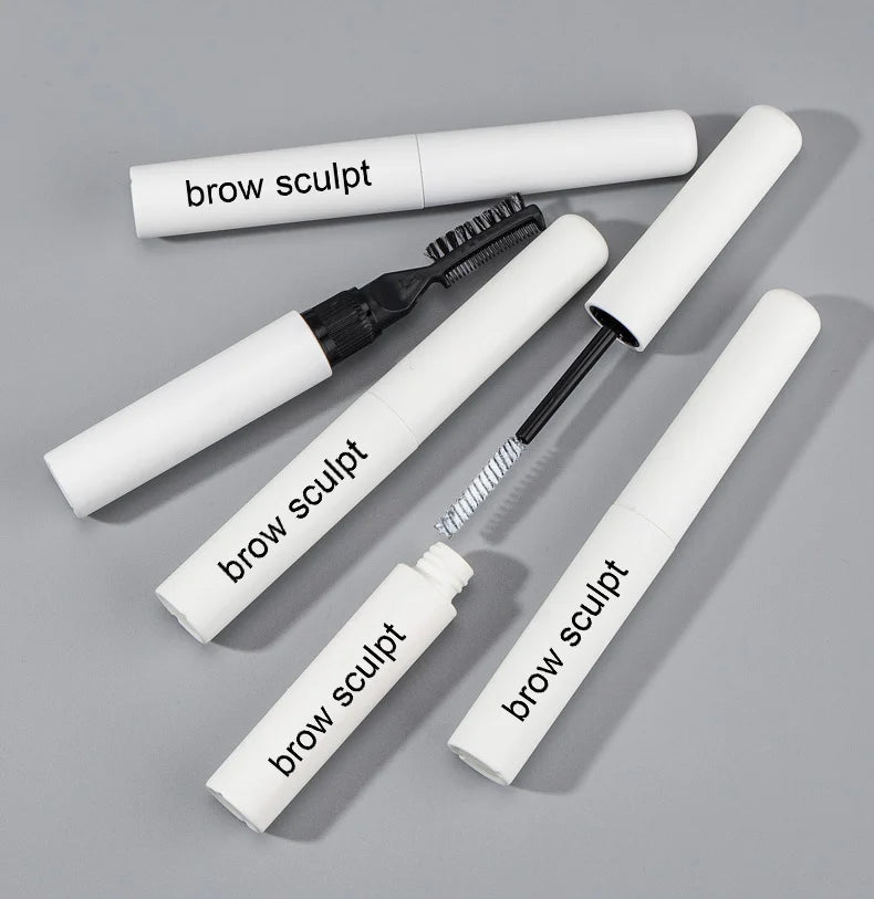 Liquid eyebrow gel with brush