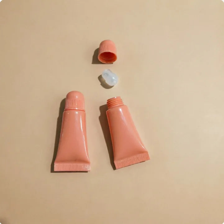 5ml lipgloss squeeze tube plastic empty cosmetics lip balm oil container tube lip gloss squeeze tube
