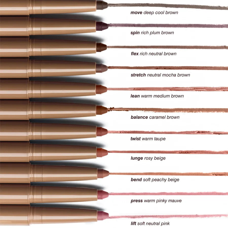 lip liner pencil 11 shades waterproof vegan 2 in 1 nude peptide lipliner