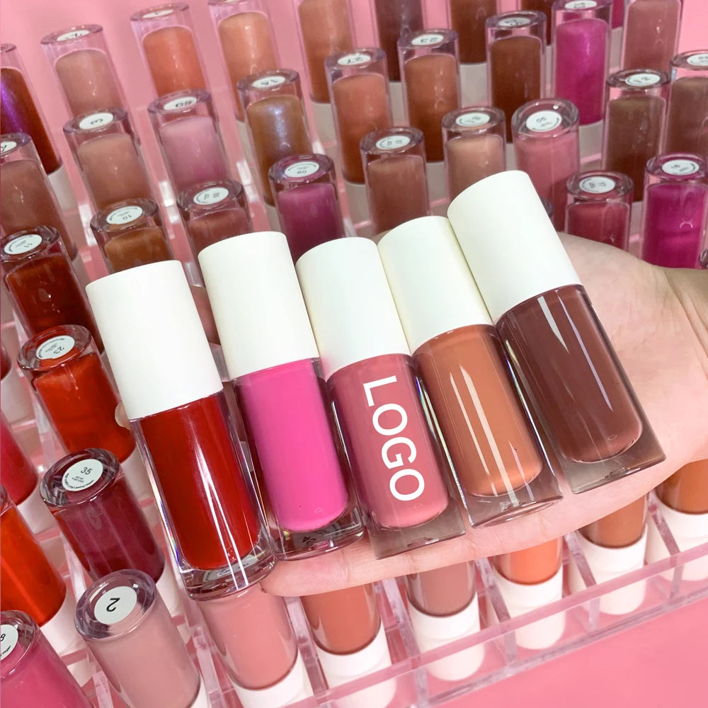 your multi-color round tube liquid lipstick non-transferring vegan matte lip gloss