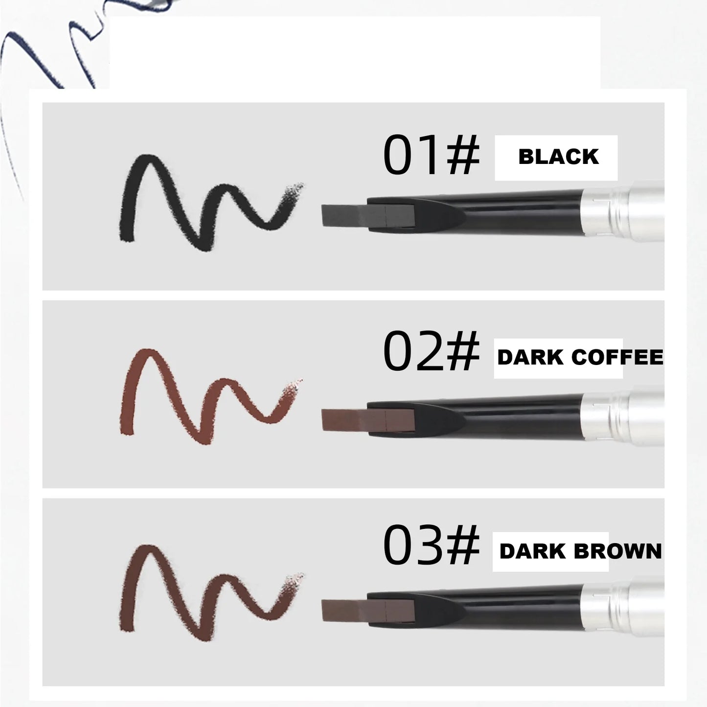 Triangle waterproof eyebrow pencil