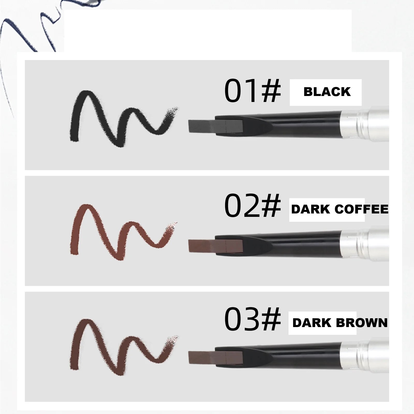 Triangle waterproof eyebrow pencil
