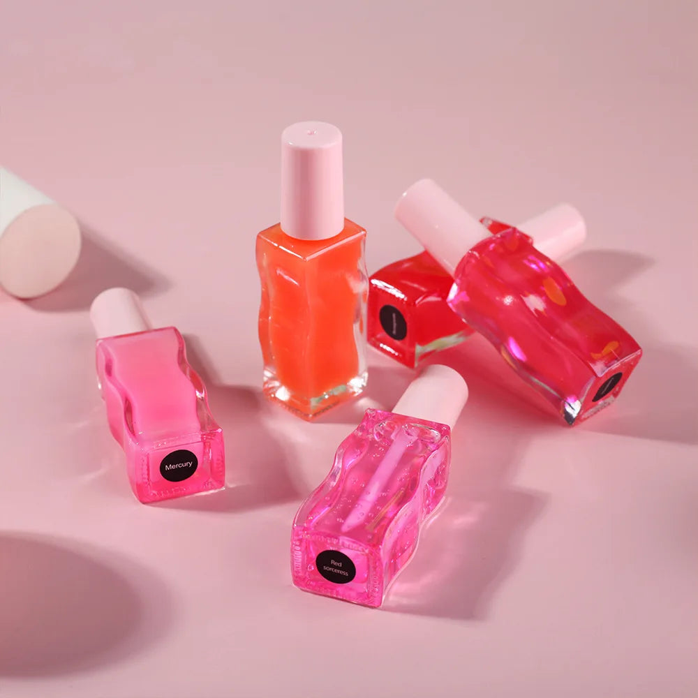 vegan glossy lip gloss color changing hydrating fruit flavor lipgloss