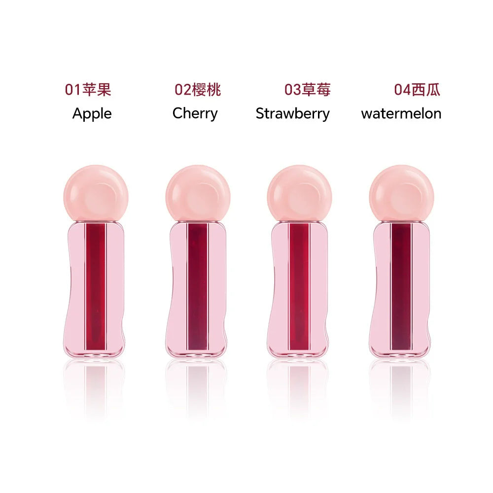 jelly lip tint lips cheeks use fruit juice non-stick high pigment long-lasting lip stain