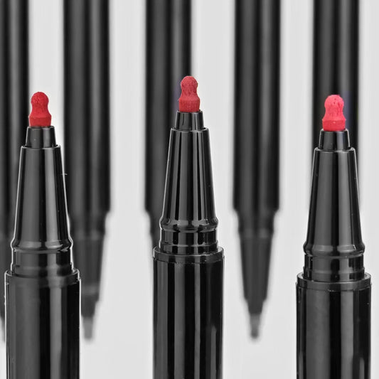 12 pink color liquid lip liner waterproof long lasting cosmetics new lip liner