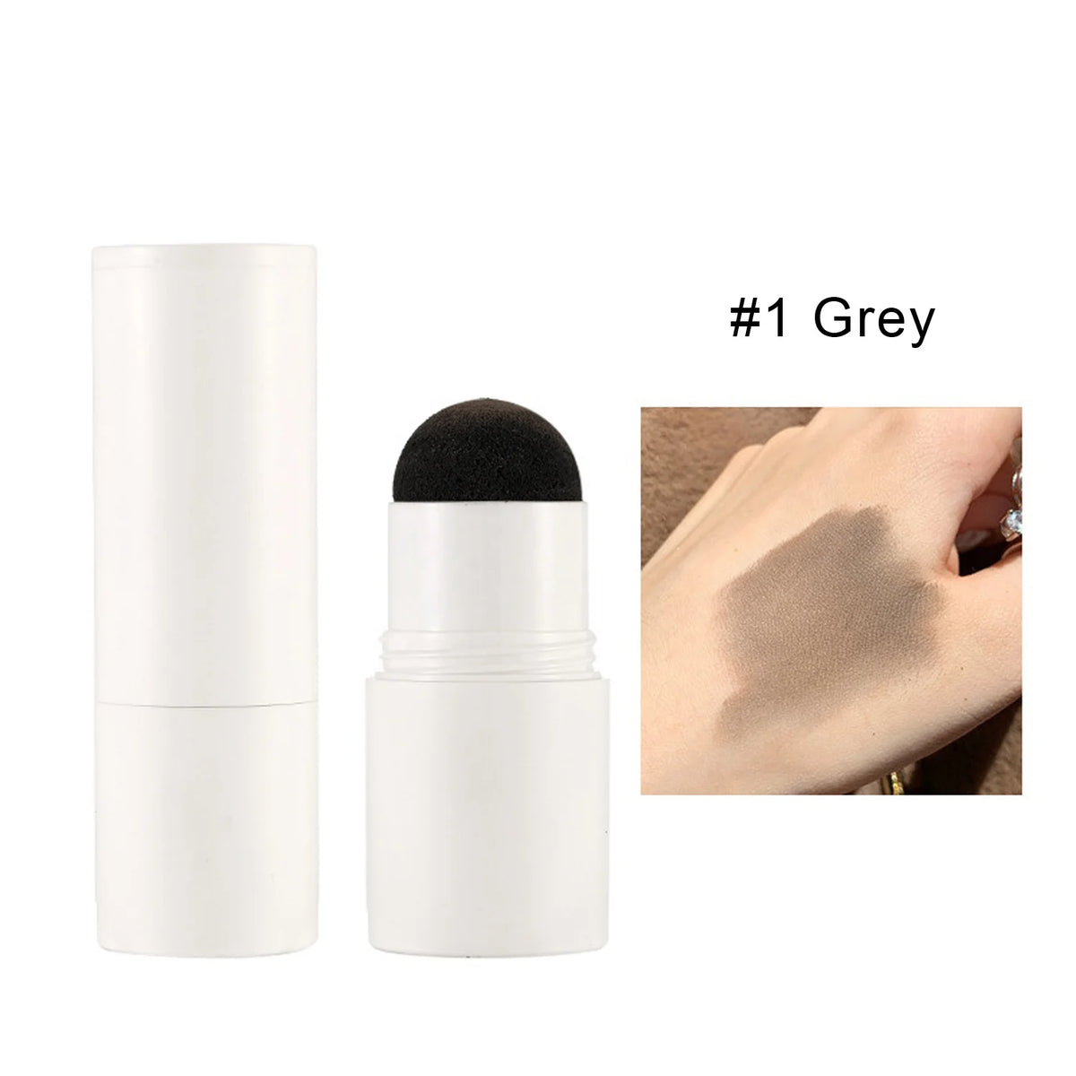 diy one step eye brow stamp stencil kit eyebrow hairline powder with eyebrow shapes stencil