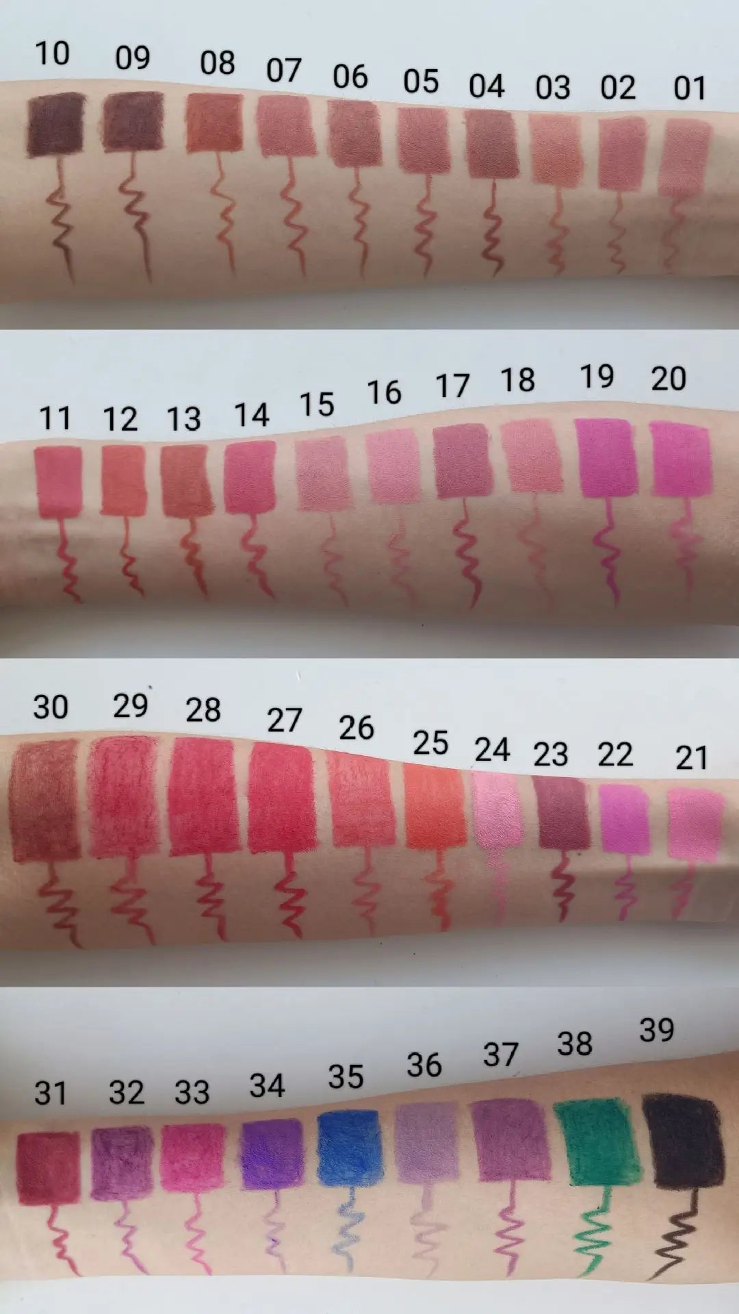 Mineral lip liner pencil