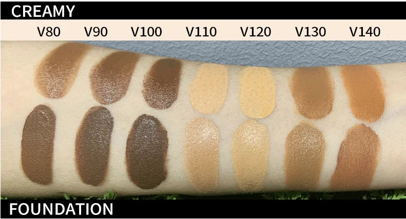 2 in 1 makeup liquid foundation with concealer palette vegan waterproof long lasting liquid foundation