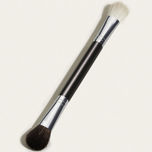 top quality dual-ended makeup brush concealer brush 2-in-1 eye shadow brush for blending liquid foundation cream