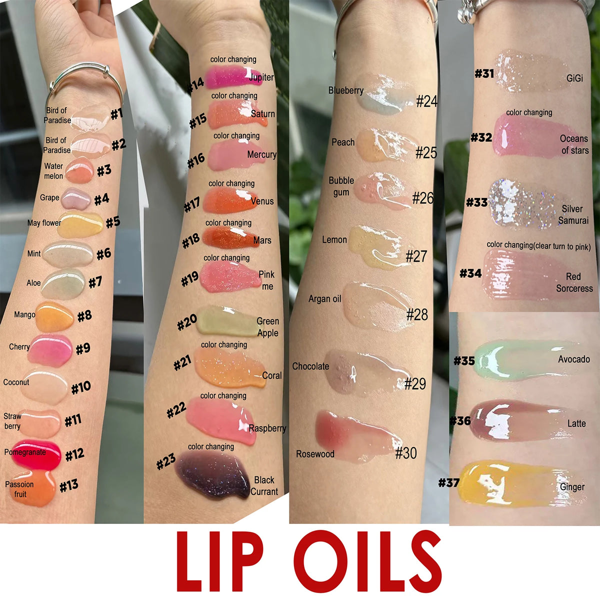 Liquid lip gloss balm in a soft squeeze tube