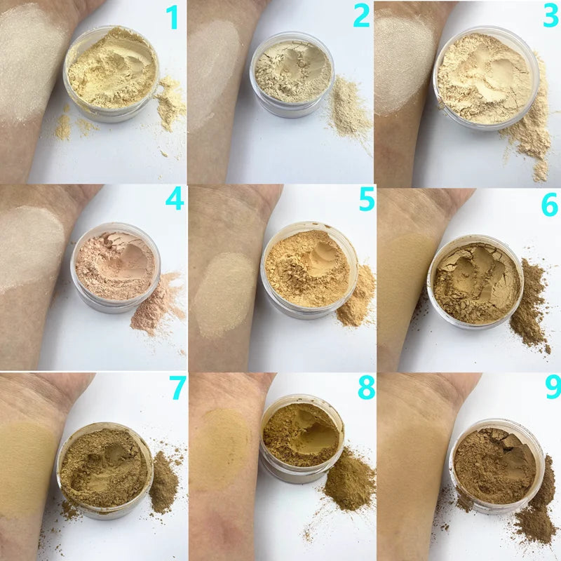 oil control setting powder high pigment cosmetic waterproof matte loose powder