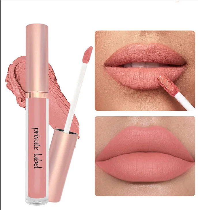 high quality vegan matte smoothing long lasting liquid lipstick waterproof moisturizing liquid lipstick