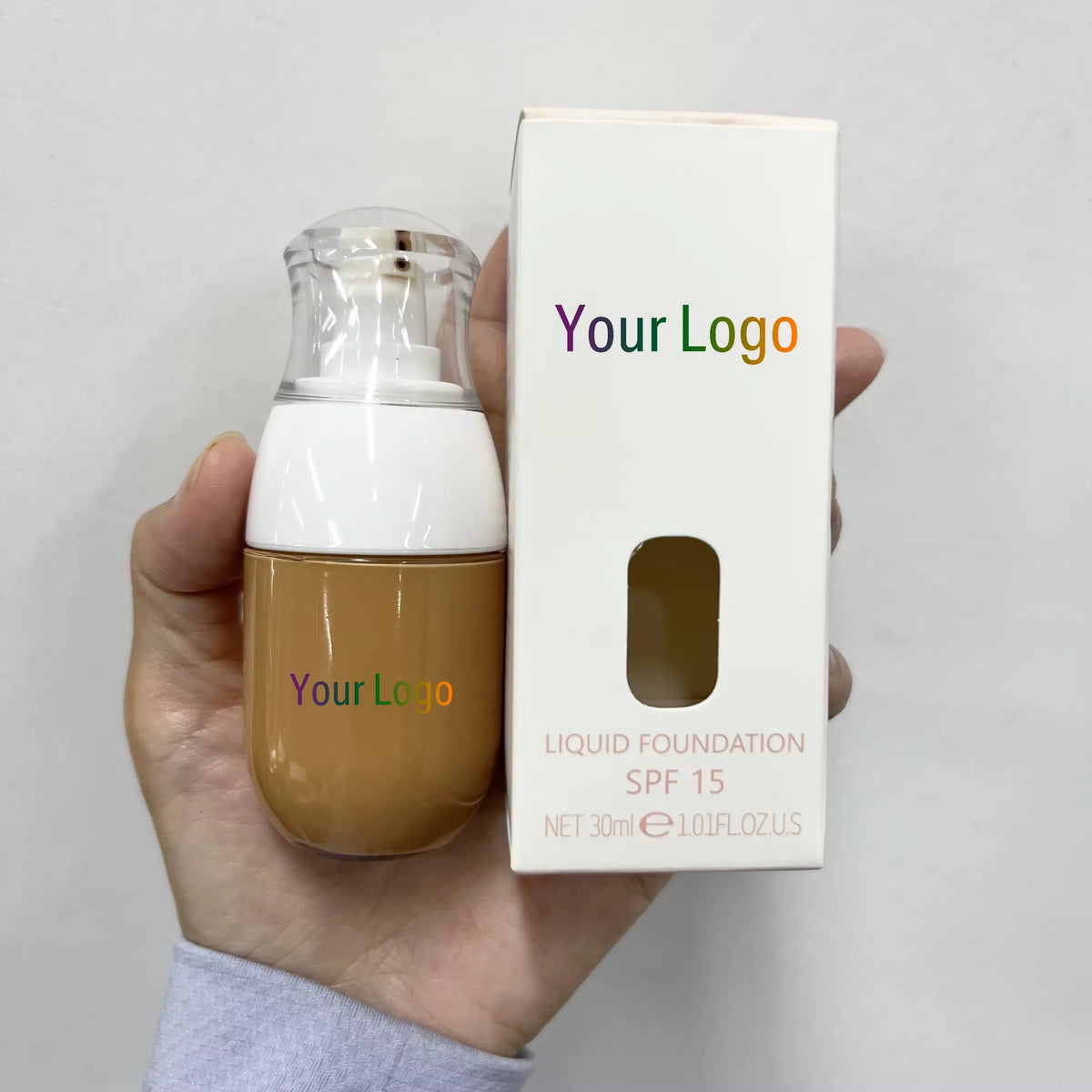 waterproof full cover luxury oil free makeup liquid foundation