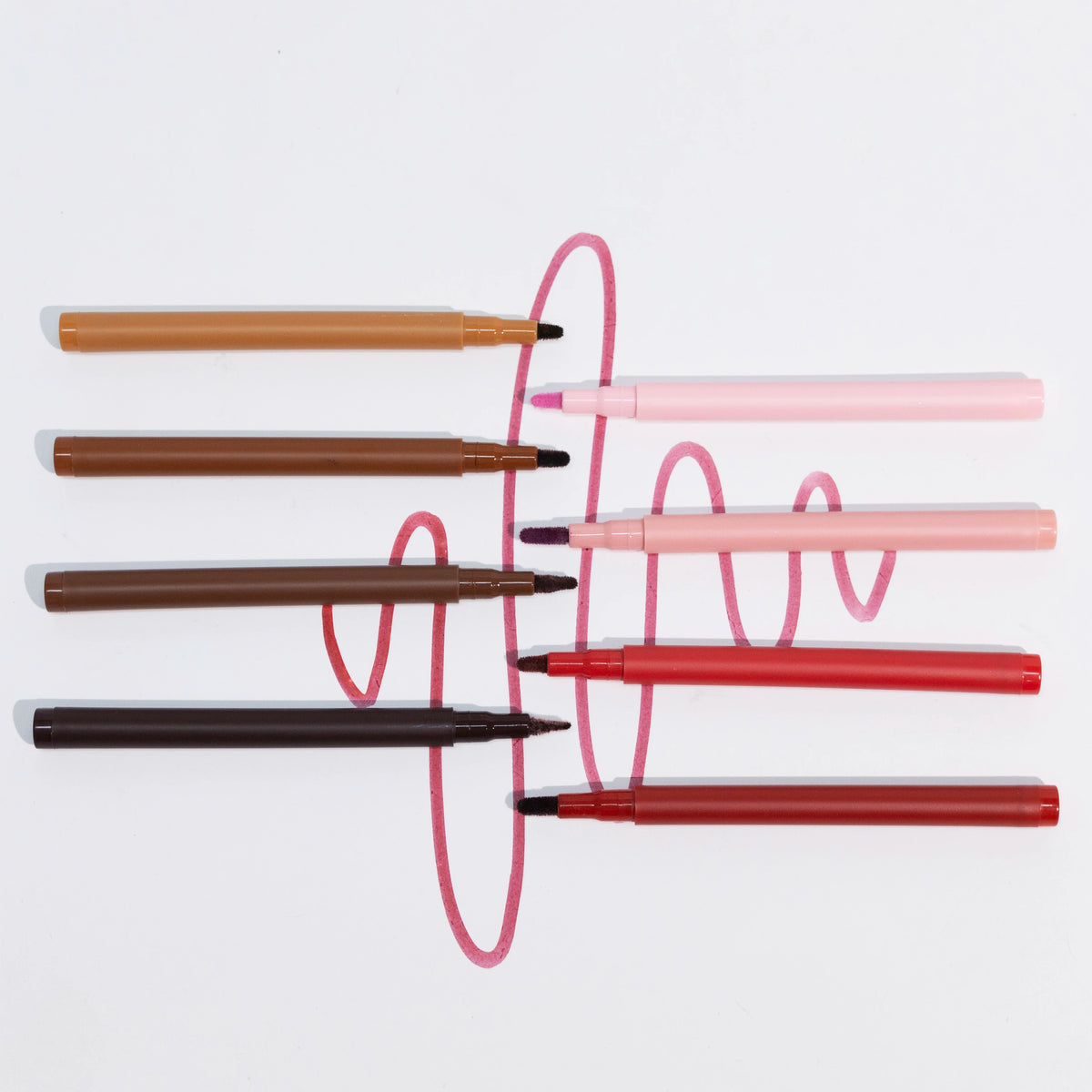 8 colors lip liner waterproof makeup matte liquid lip liner pencil