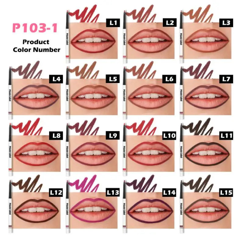 Retractable creamy lip liner pencil