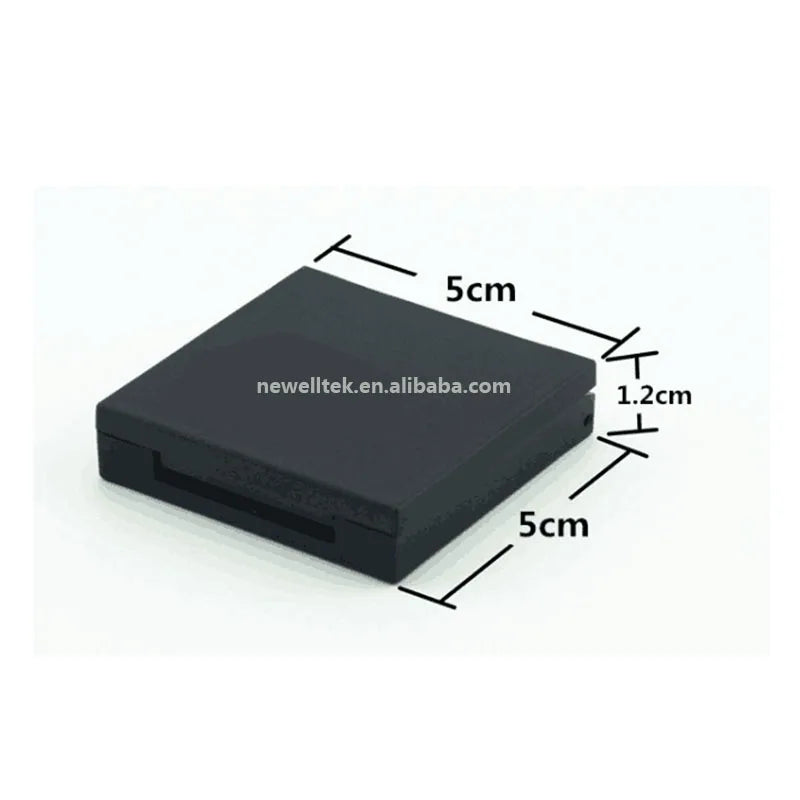 empty eyeshadow palette single black highlighter blusher plastic packaging box square 36.5mm pressed compact powder case